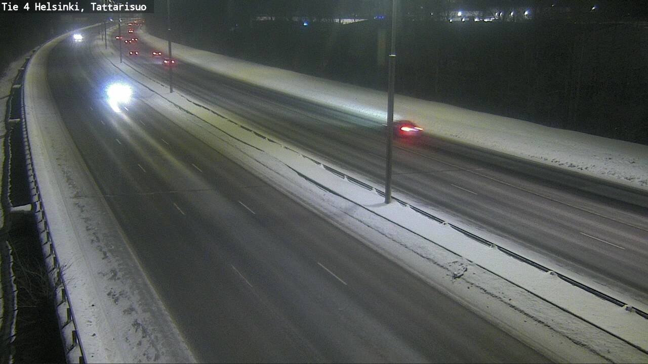 Weather Camera Image Road 4 Helsinki, Tattarisuo, Helsinki, Uusimaa
