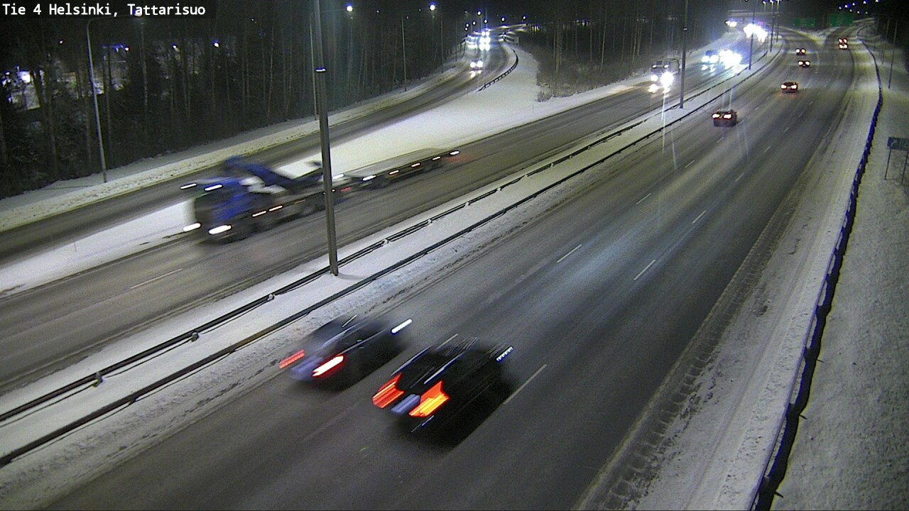 Weather Camera Image Road 4 Helsinki, Tattarisuo, Helsinki, Uusimaa