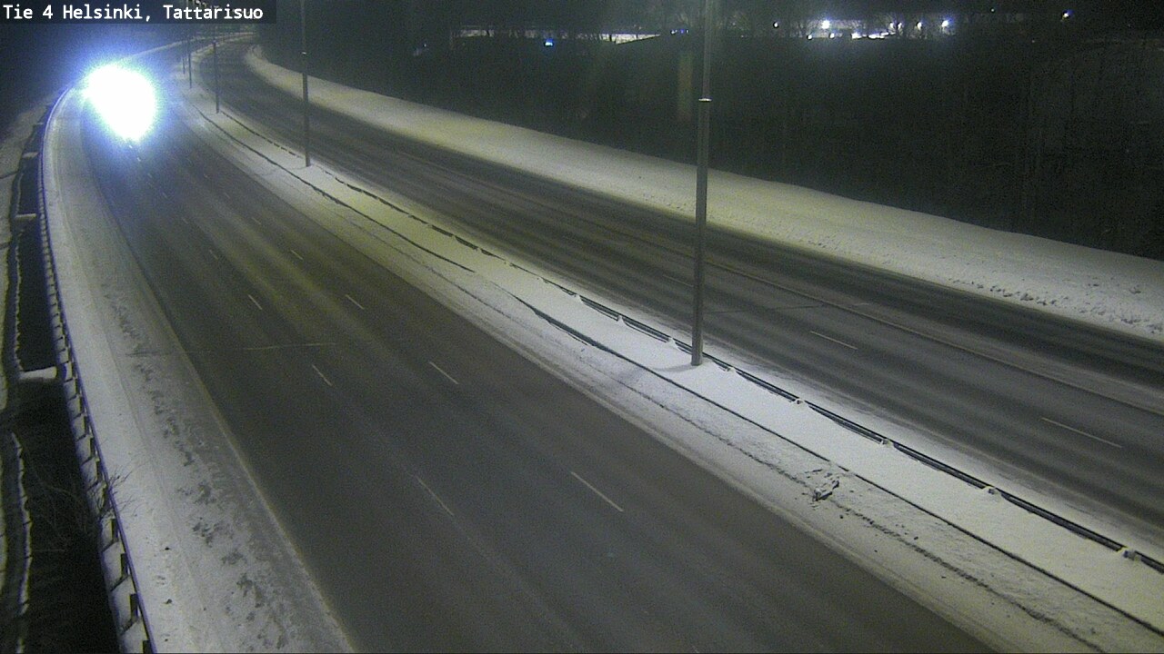 Weather Camera Image Road 4 Helsinki, Tattarisuo, Helsinki, Uusimaa