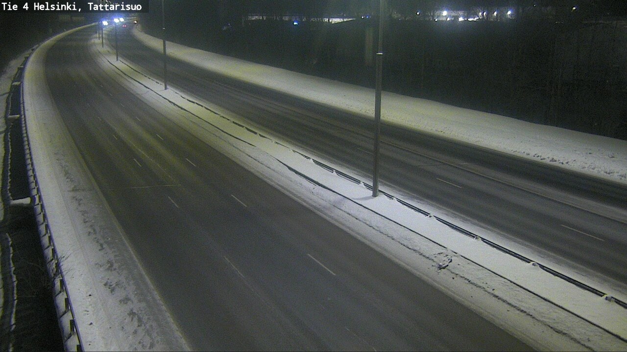 Weather Camera Image Road 4 Helsinki, Tattarisuo, Helsinki, Uusimaa