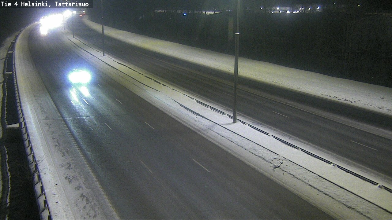 Weather Camera Image Road 4 Helsinki, Tattarisuo, Helsinki, Uusimaa