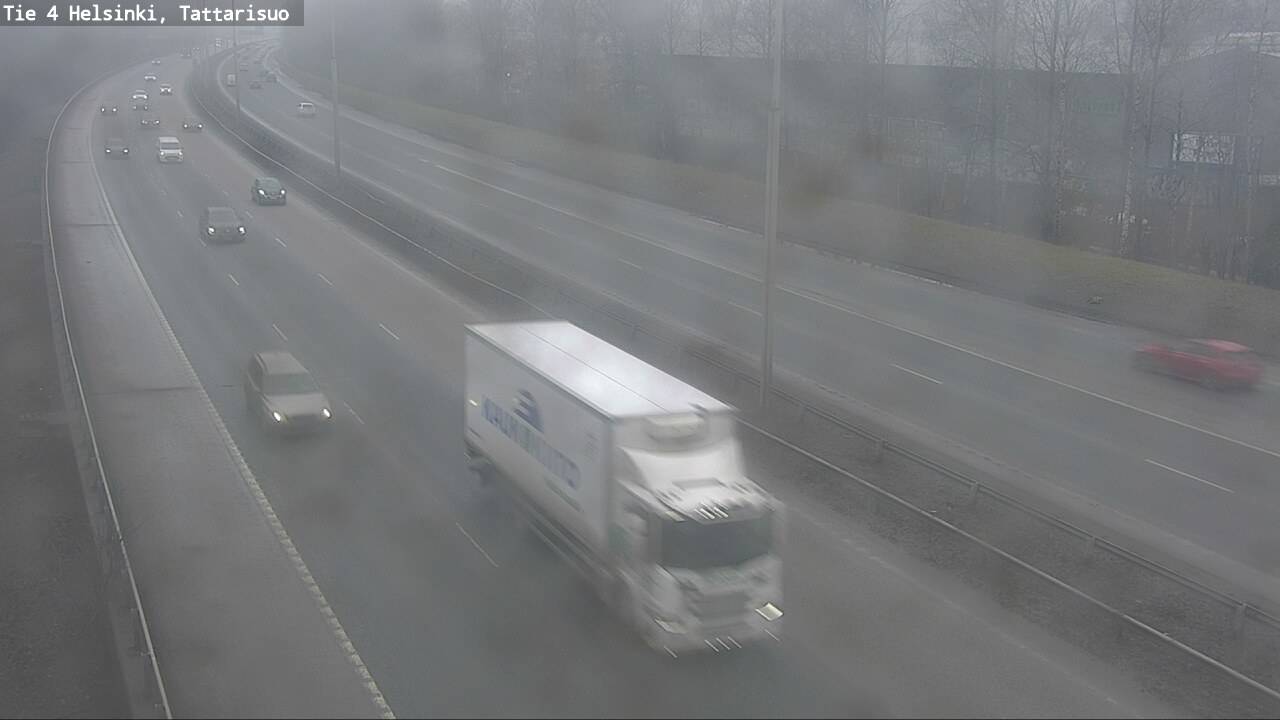 Weather Camera Image Väg 4 Helsingfors, Tattarmossen, Helsinki, Uusimaa