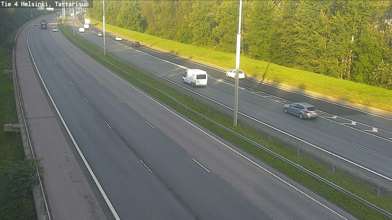 Weather Camera Image Road 4 Helsinki, Tattarisuo, Helsinki, Uusimaa