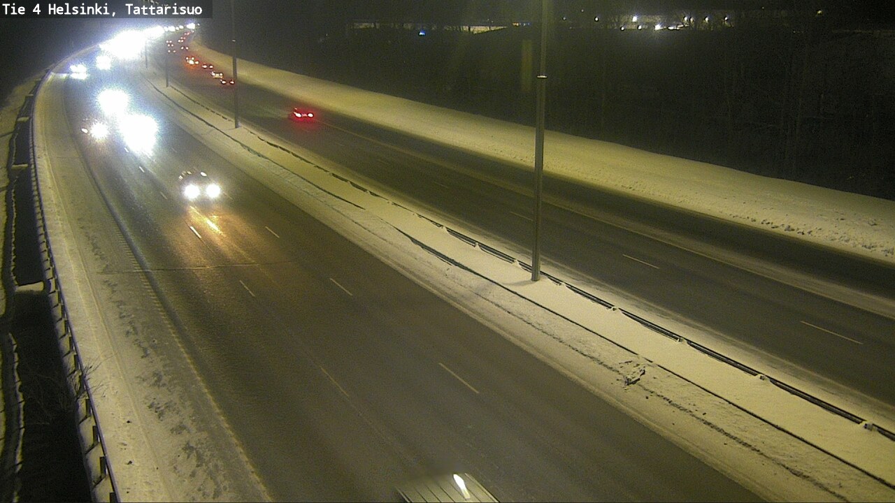 Weather Camera Image Road 4 Helsinki, Tattarisuo, Helsinki, Uusimaa