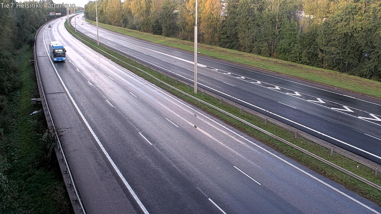Weather Camera Image Road 4 Helsinki, Tattarisuo, Helsinki, Uusimaa