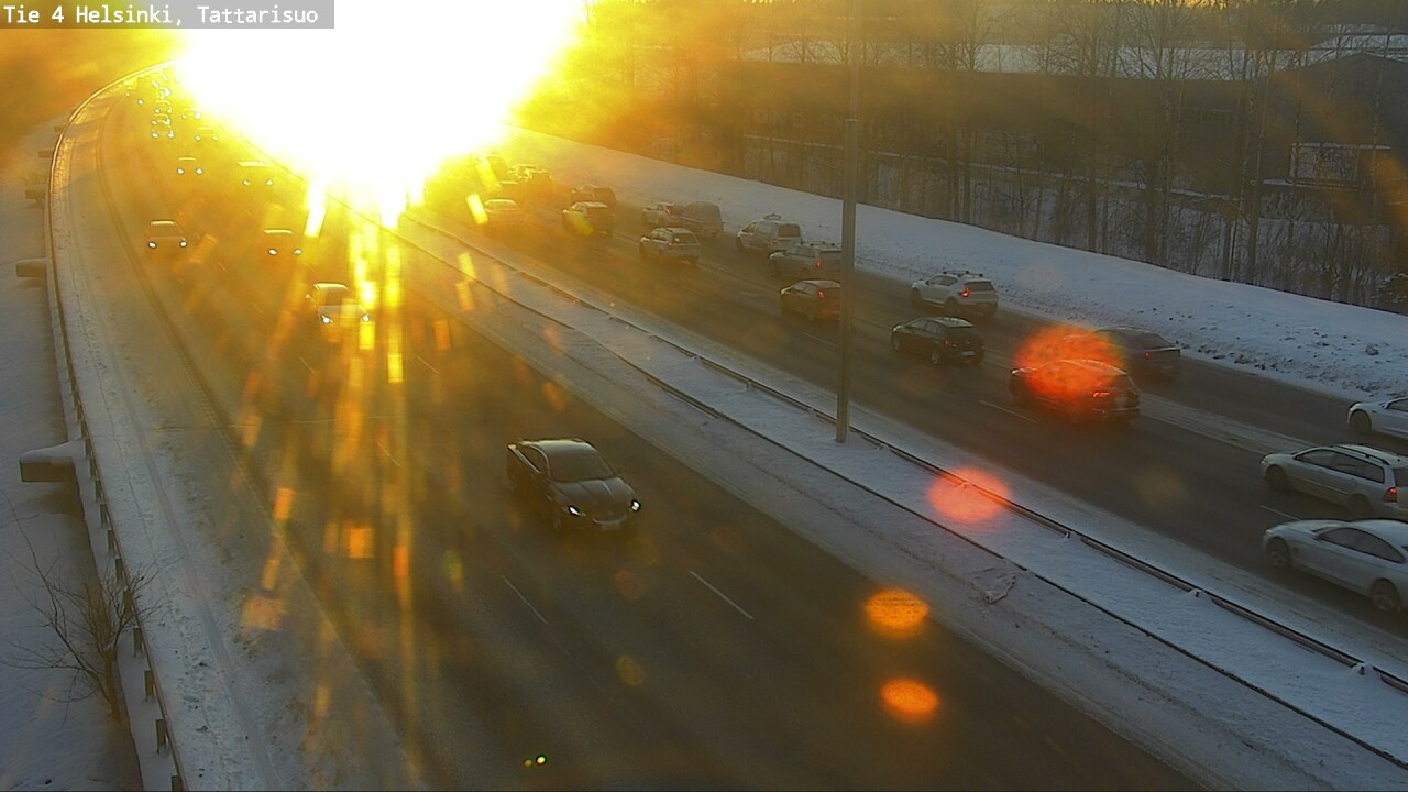 Weather Camera Image Road 4 Helsinki, Tattarisuo, Helsinki, Uusimaa