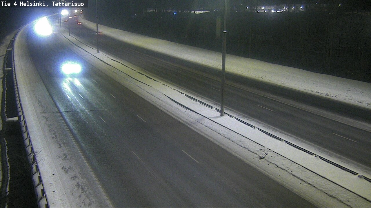 Weather Camera Image Road 4 Helsinki, Tattarisuo, Helsinki, Uusimaa