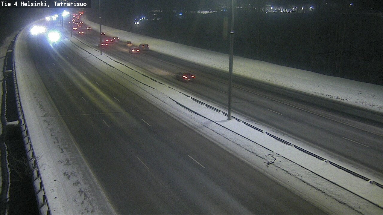 Weather Camera Image Road 4 Helsinki, Tattarisuo, Helsinki, Uusimaa