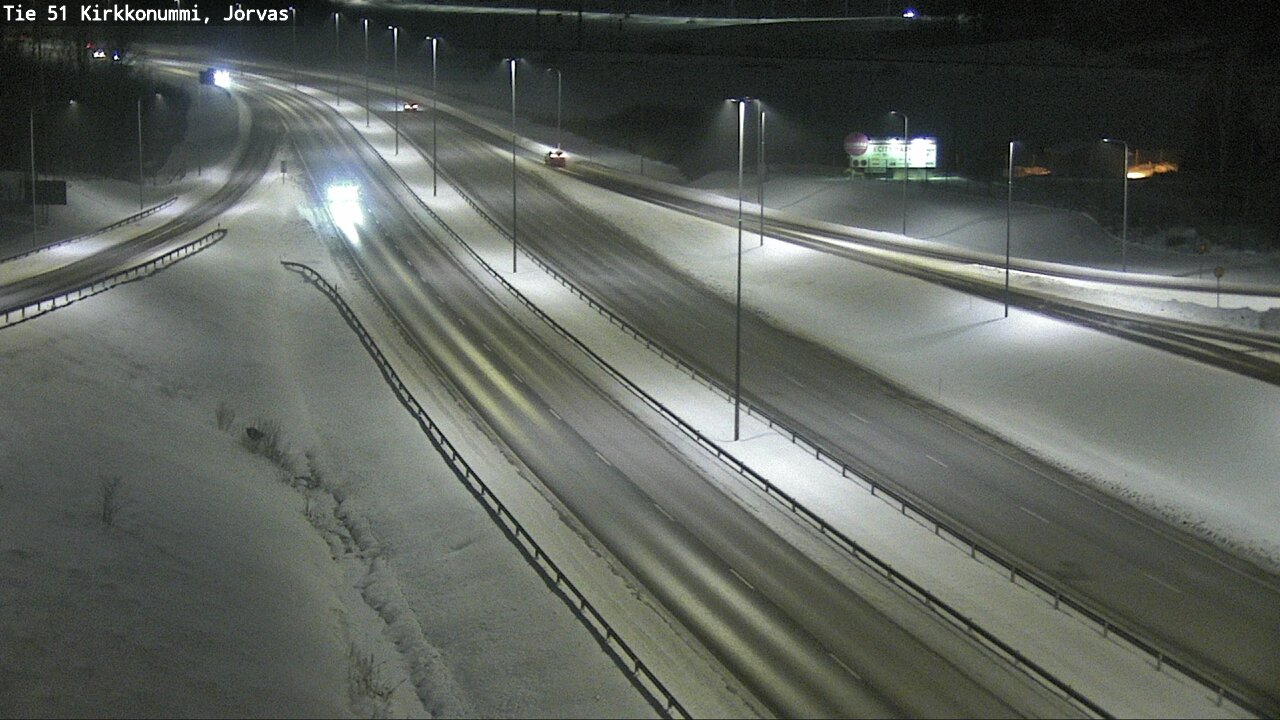 Weather Camera Image Väg 51 Kyrkslätt, Jorvas, Kirkkonummi, Uusimaa