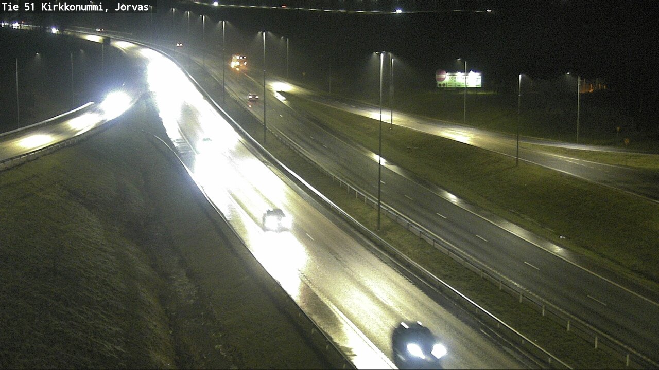 Weather Camera Image Väg 51 Kyrkslätt, Jorvas, Kirkkonummi, Uusimaa