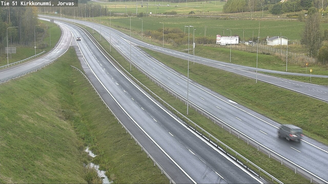 Weather Camera Image Road 51 Kirkkonummi, Jorvas, Kirkkonummi, Uusimaa