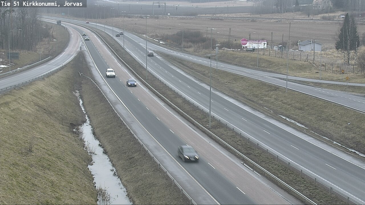 Weather Camera Image Road 51 Kirkkonummi, Jorvas, Kirkkonummi, Uusimaa