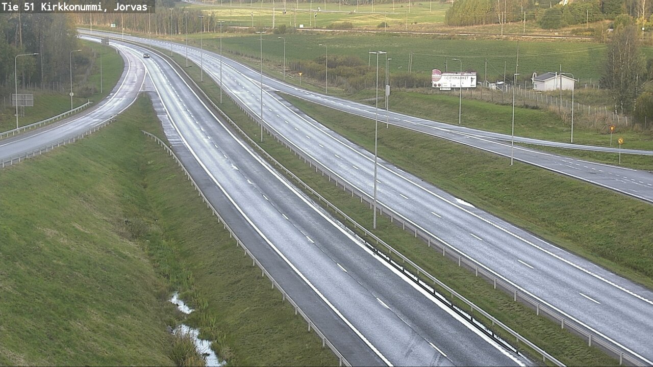 Weather Camera Image Road 51 Kirkkonummi, Jorvas, Kirkkonummi, Uusimaa