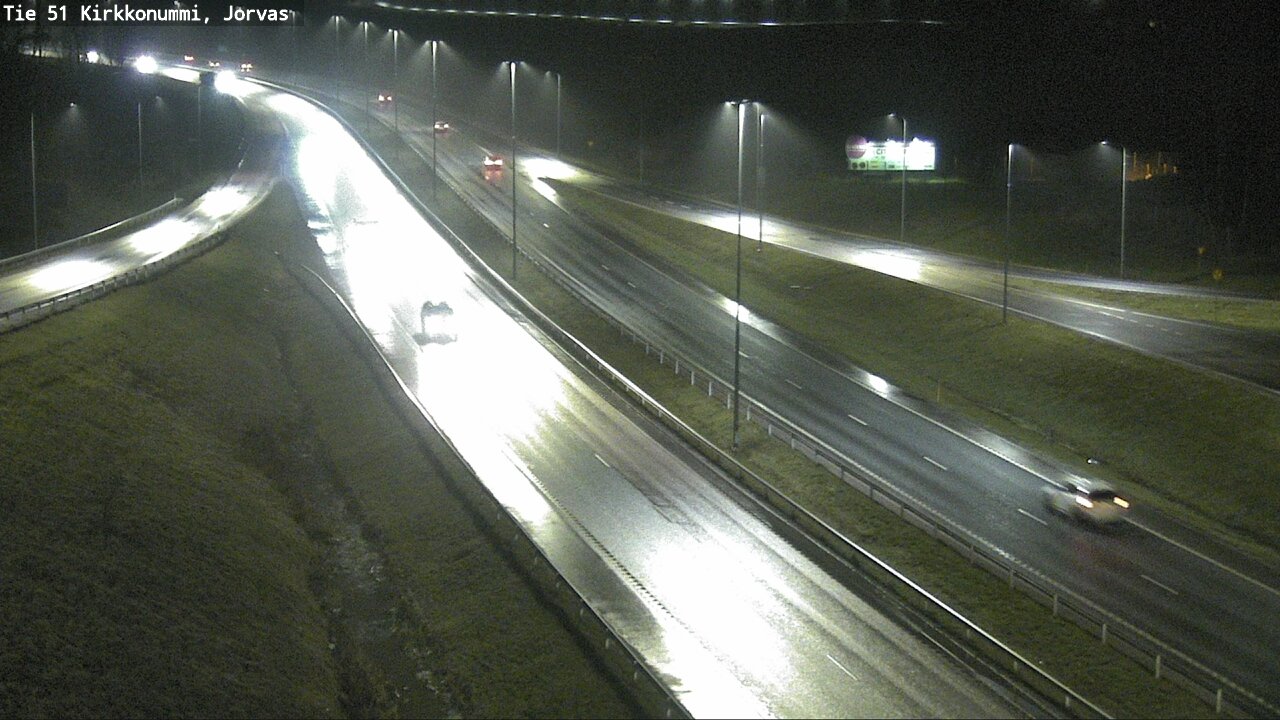 Weather Camera Image Väg 51 Kyrkslätt, Jorvas, Kirkkonummi, Uusimaa