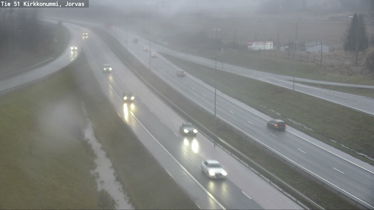 Weather Camera Image Road 51 Kirkkonummi, Jorvas, Kirkkonummi, Uusimaa