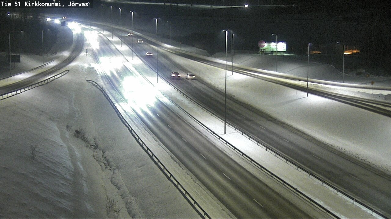 Weather Camera Image Väg 51 Kyrkslätt, Jorvas, Kirkkonummi, Uusimaa