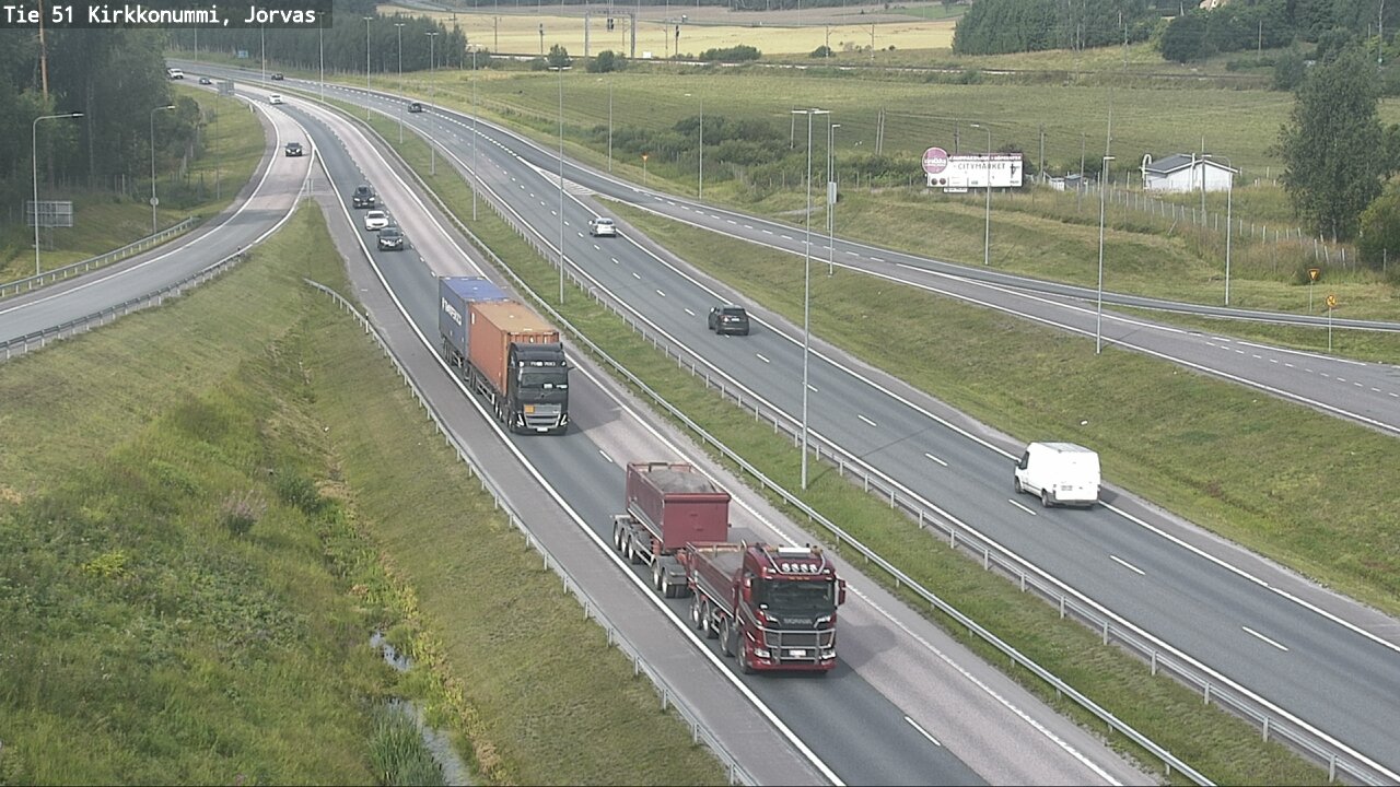 Weather Camera Image Road 51 Kirkkonummi, Jorvas, Kirkkonummi, Uusimaa