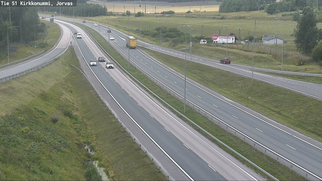 Weather Camera Image Road 51 Kirkkonummi, Jorvas, Kirkkonummi, Uusimaa