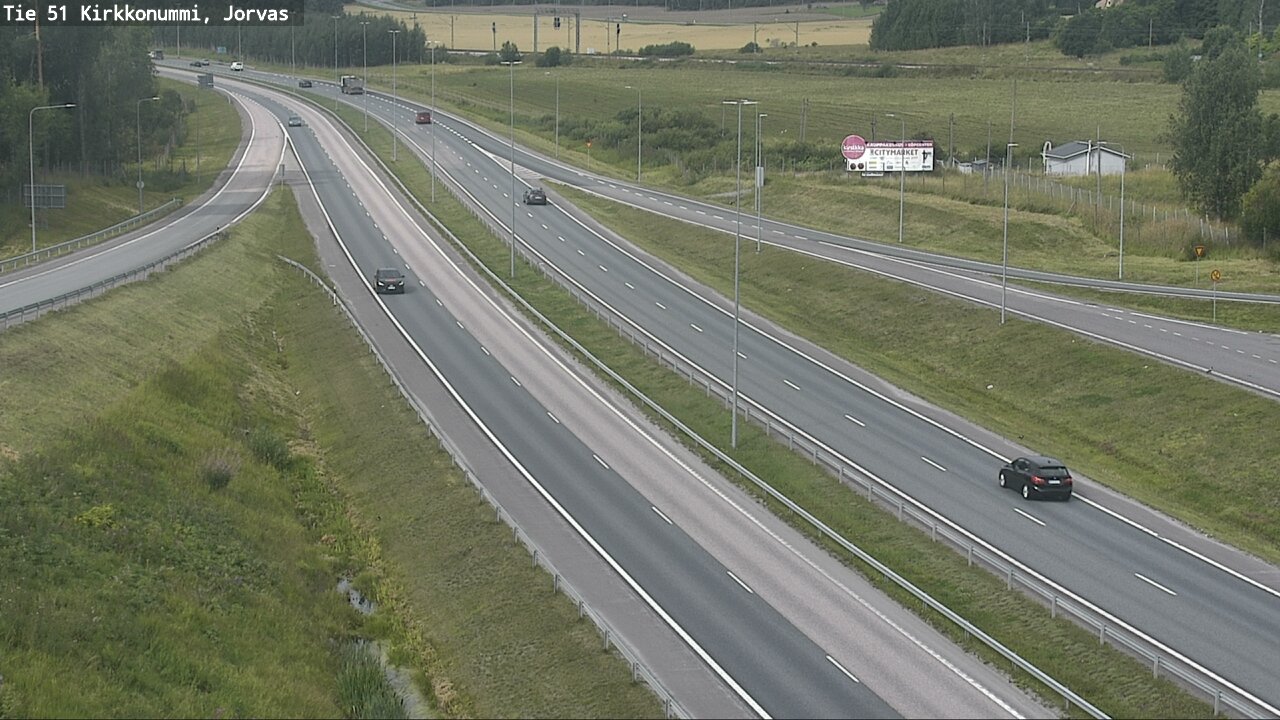 Weather Camera Image Road 51 Kirkkonummi, Jorvas, Kirkkonummi, Uusimaa