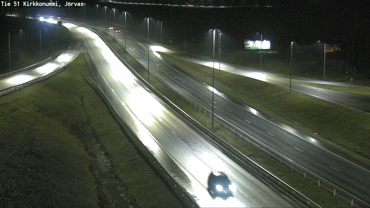 Weather Camera Image Väg 51 Kyrkslätt, Jorvas, Kirkkonummi, Uusimaa