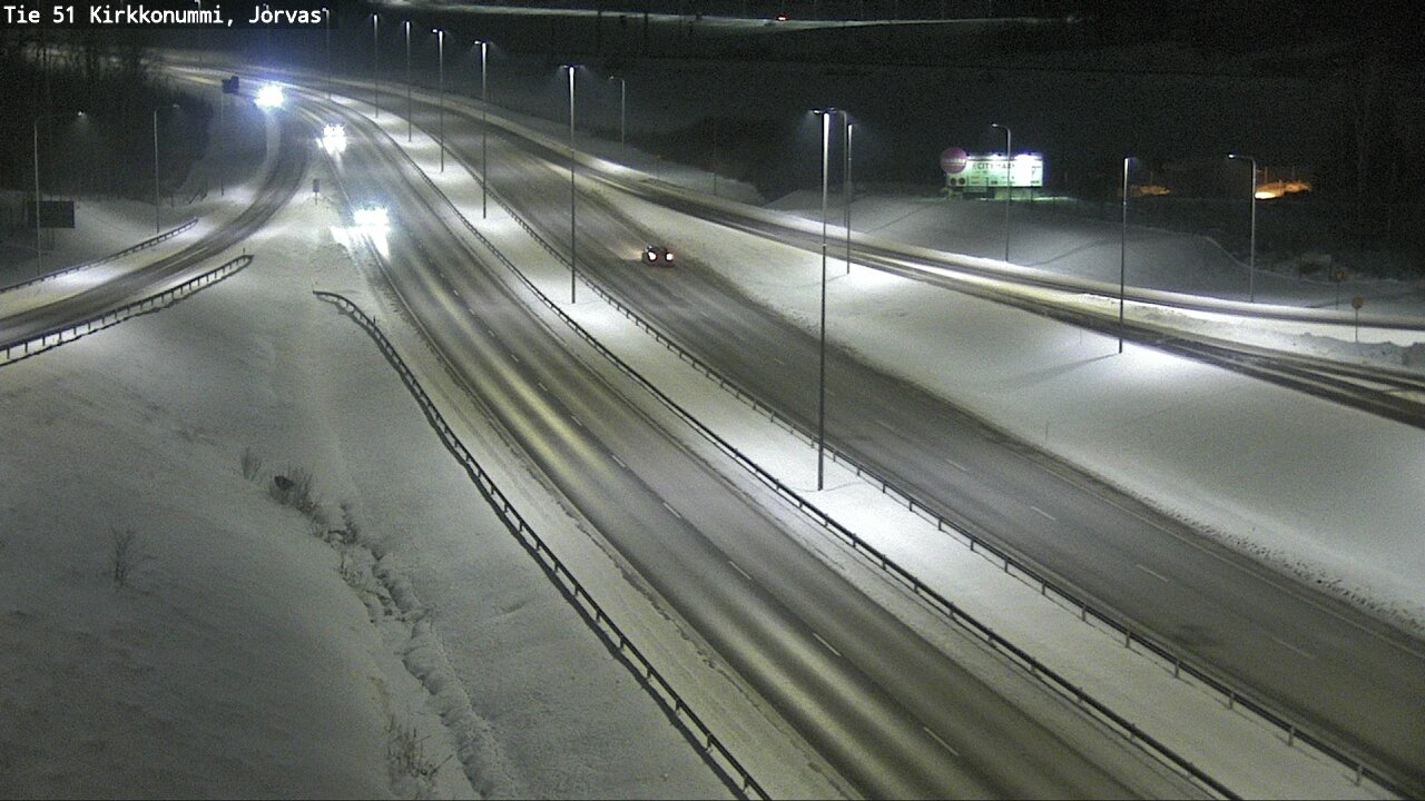 Weather Camera Image Väg 51 Kyrkslätt, Jorvas, Kirkkonummi, Uusimaa