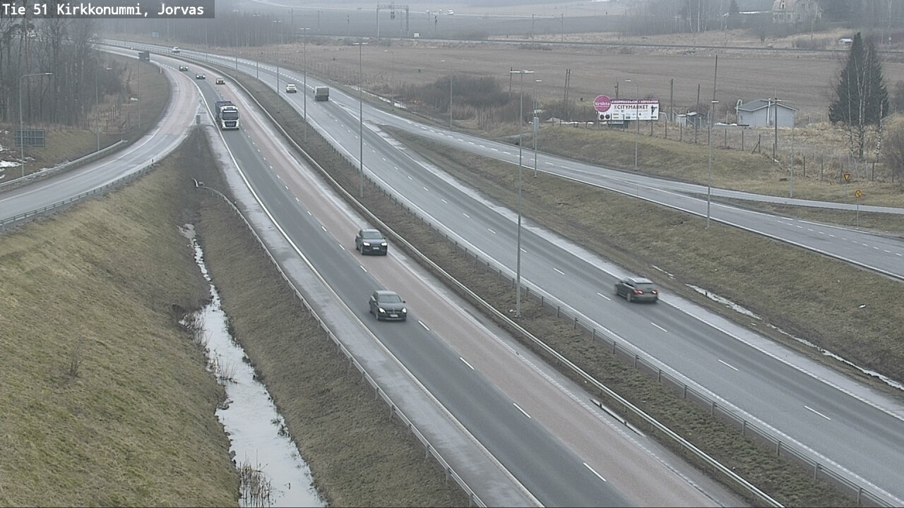 Weather Camera Image Road 51 Kirkkonummi, Jorvas, Kirkkonummi, Uusimaa