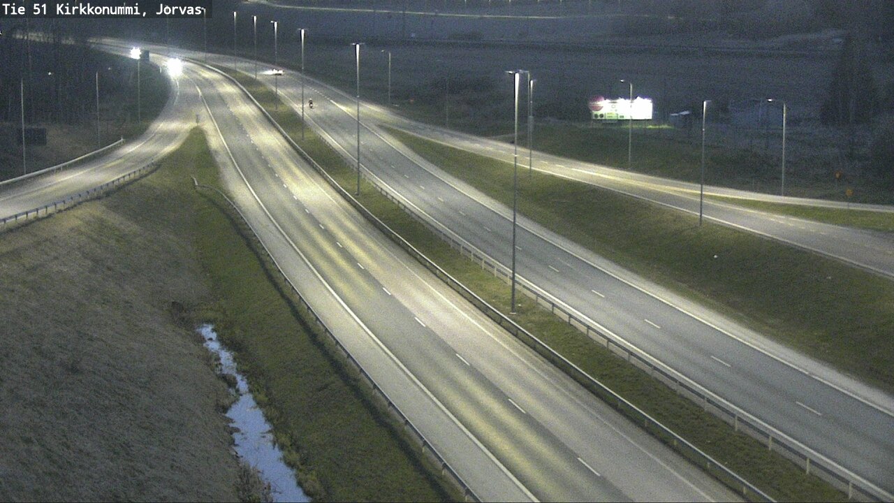 Weather Camera Image Road 51 Kirkkonummi, Jorvas, Kirkkonummi, Uusimaa