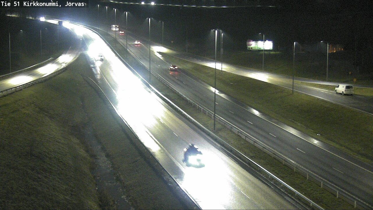 Weather Camera Image Väg 51 Kyrkslätt, Jorvas, Kirkkonummi, Uusimaa