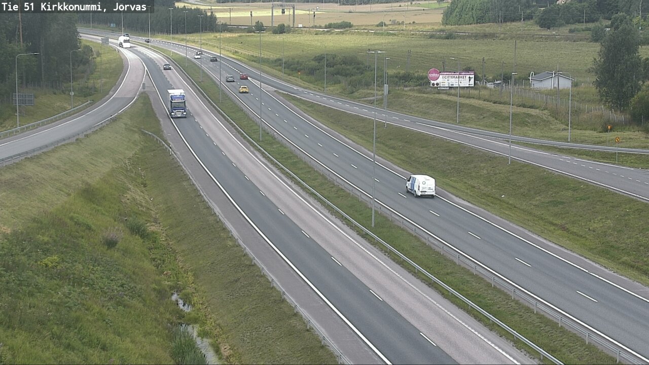 Weather Camera Image Road 51 Kirkkonummi, Jorvas, Kirkkonummi, Uusimaa