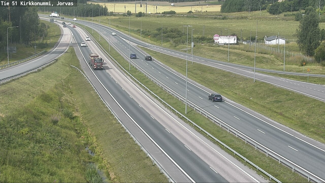 Weather Camera Image Road 51 Kirkkonummi, Jorvas, Kirkkonummi, Uusimaa