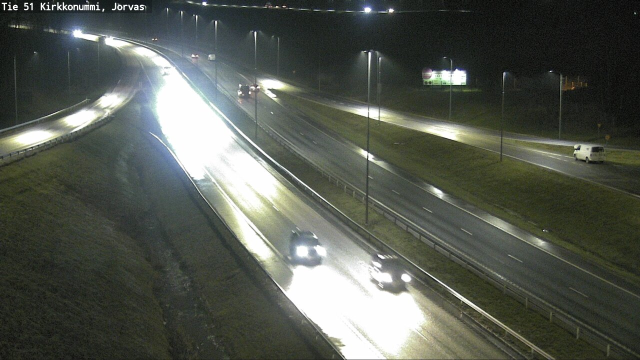Weather Camera Image Väg 51 Kyrkslätt, Jorvas, Kirkkonummi, Uusimaa