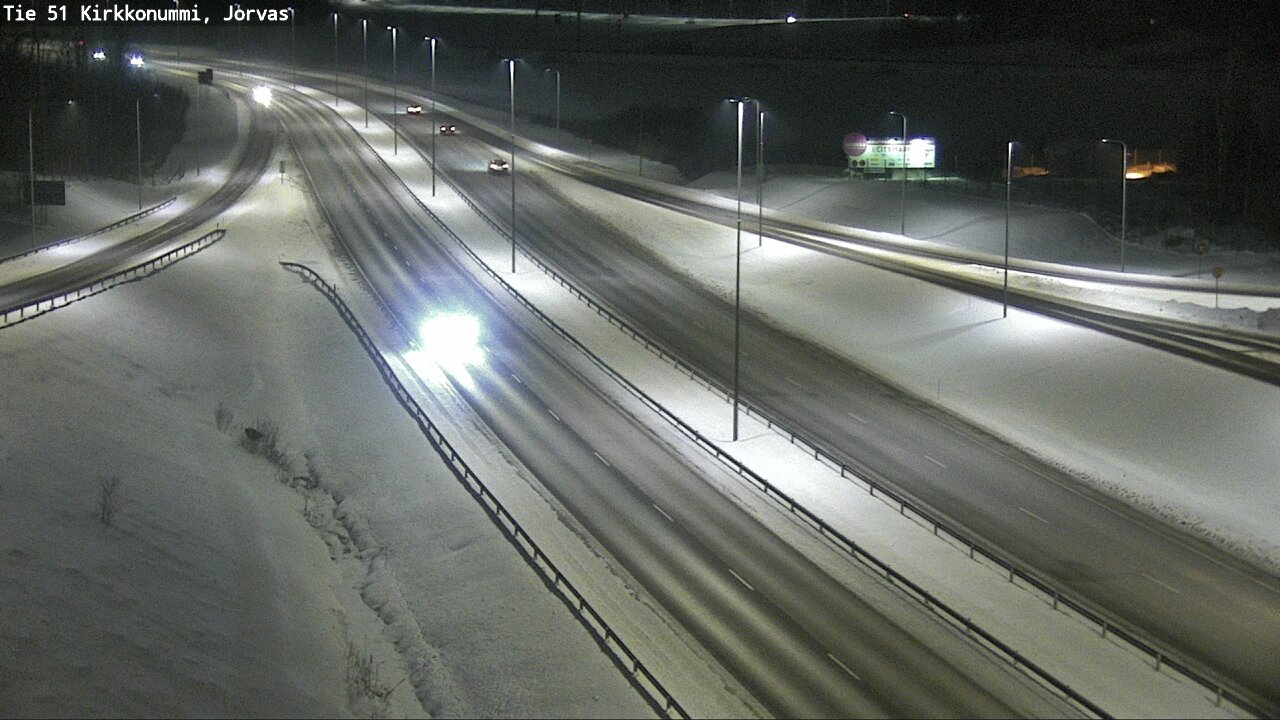 Weather Camera Image Väg 51 Kyrkslätt, Jorvas, Kirkkonummi, Uusimaa