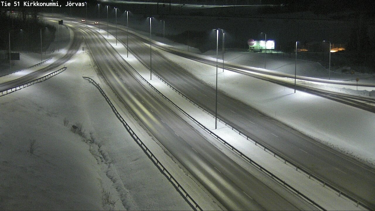 Weather Camera Image Road 51 Kirkkonummi, Jorvas, Kirkkonummi, Uusimaa