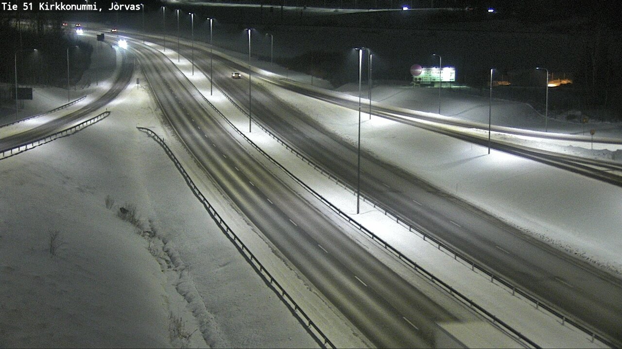 Weather Camera Image Väg 51 Kyrkslätt, Jorvas, Kirkkonummi, Uusimaa