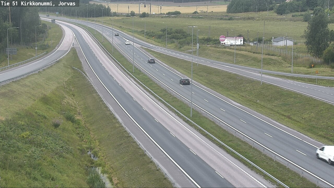 Weather Camera Image Road 51 Kirkkonummi, Jorvas, Kirkkonummi, Uusimaa