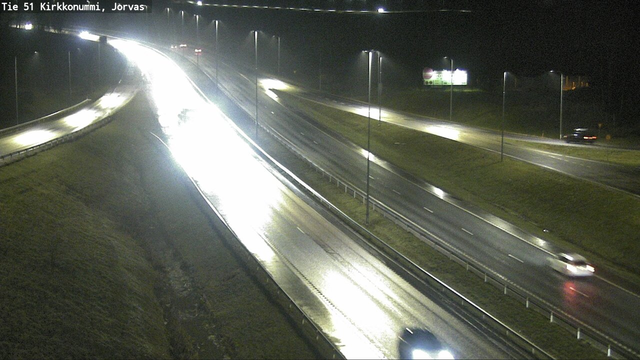 Weather Camera Image Väg 51 Kyrkslätt, Jorvas, Kirkkonummi, Uusimaa