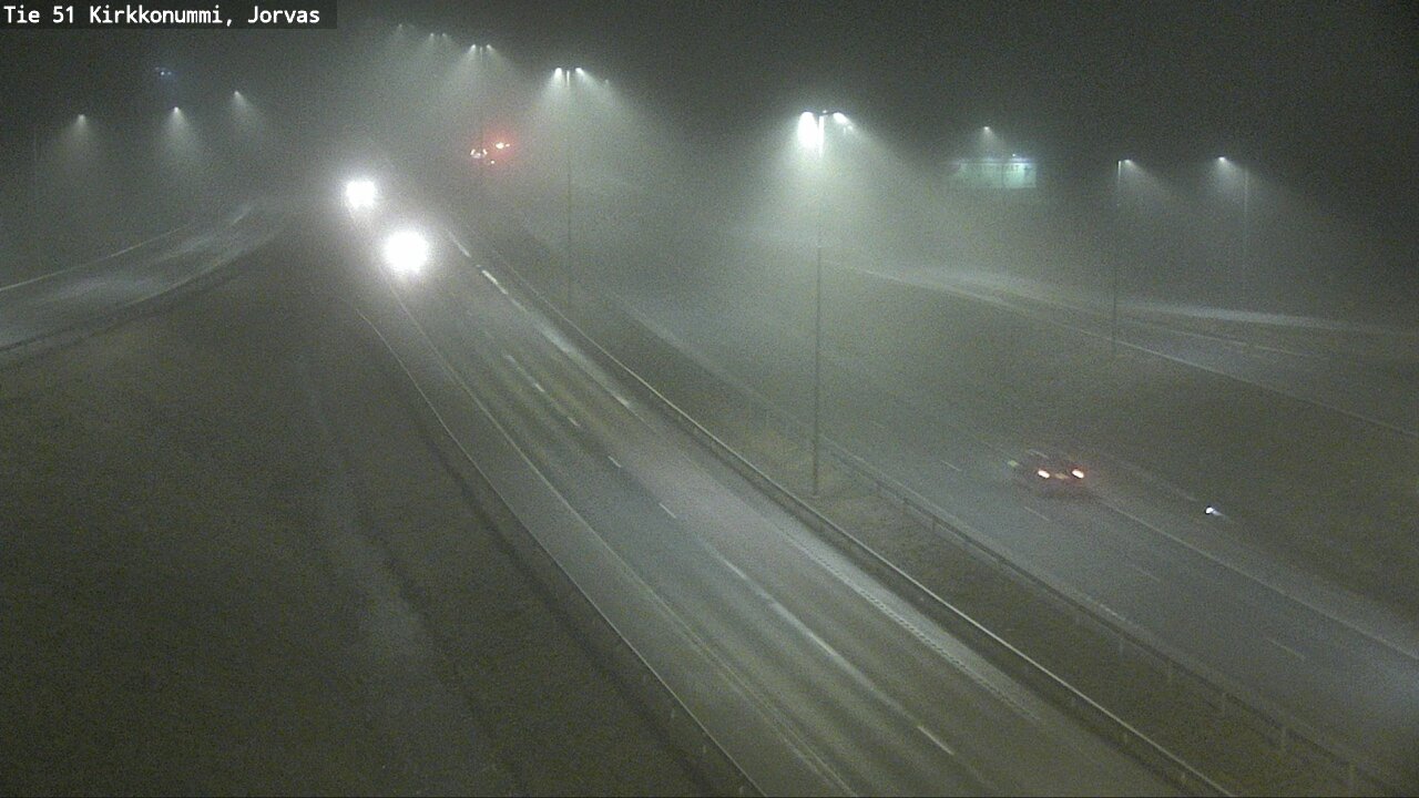 Weather Camera Image Road 51 Kirkkonummi, Jorvas, Kirkkonummi, Uusimaa