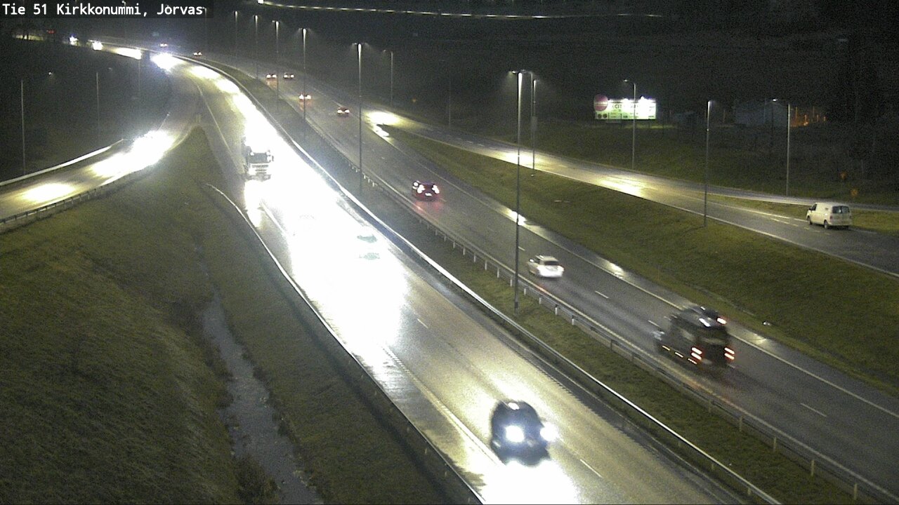 Weather Camera Image Väg 51 Kyrkslätt, Jorvas, Kirkkonummi, Uusimaa