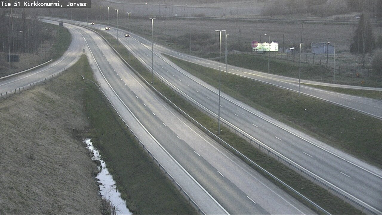 Weather Camera Image Road 51 Kirkkonummi, Jorvas, Kirkkonummi, Uusimaa