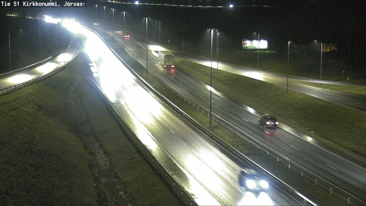 Weather Camera Image Väg 51 Kyrkslätt, Jorvas, Kirkkonummi, Uusimaa