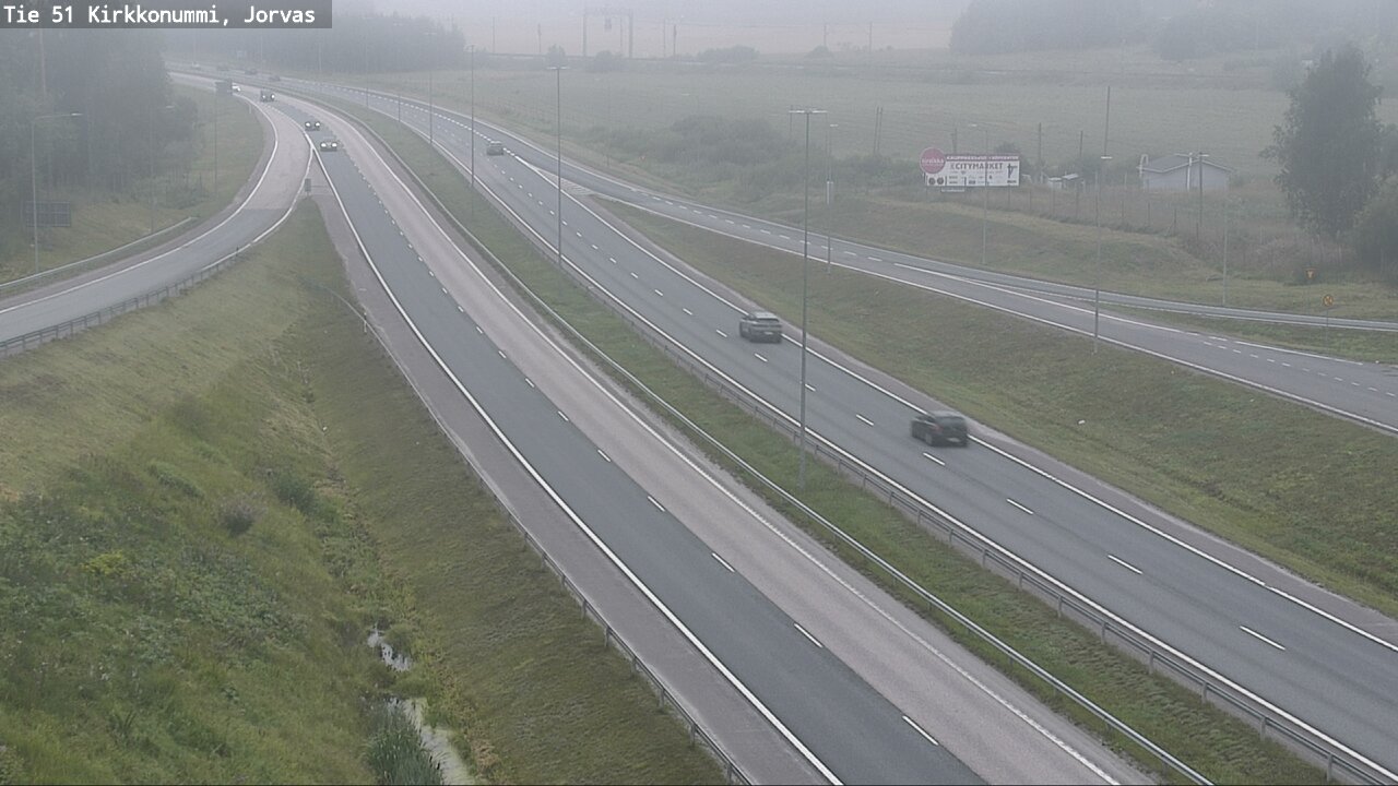 Weather Camera Image Road 51 Kirkkonummi, Jorvas, Kirkkonummi, Uusimaa