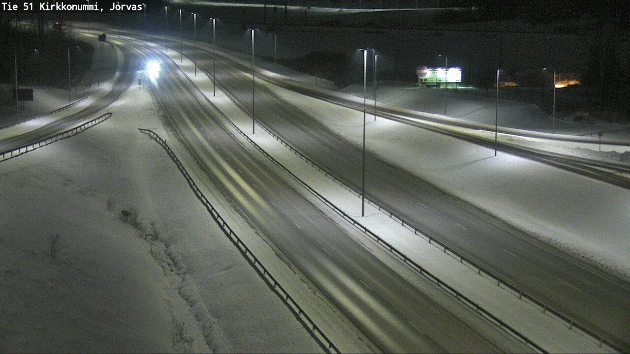 Weather Camera Image Road 51 Kirkkonummi, Jorvas, Kirkkonummi, Uusimaa