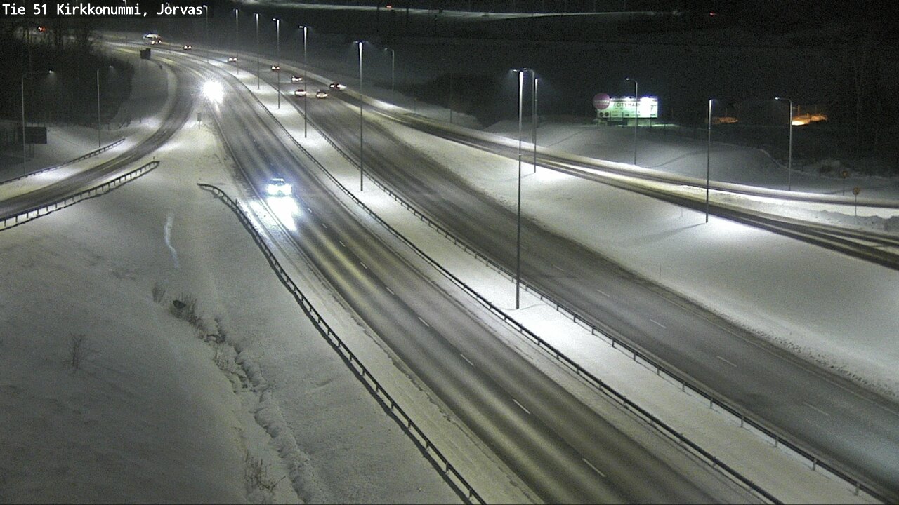 Weather Camera Image Väg 51 Kyrkslätt, Jorvas, Kirkkonummi, Uusimaa