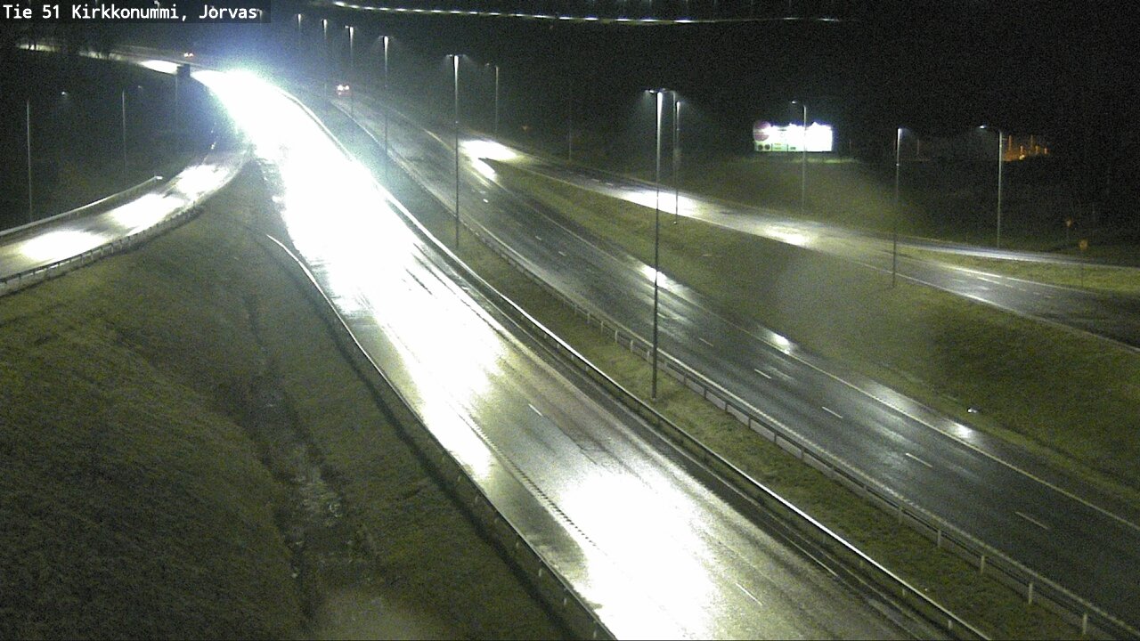 Weather Camera Image Väg 51 Kyrkslätt, Jorvas, Kirkkonummi, Uusimaa