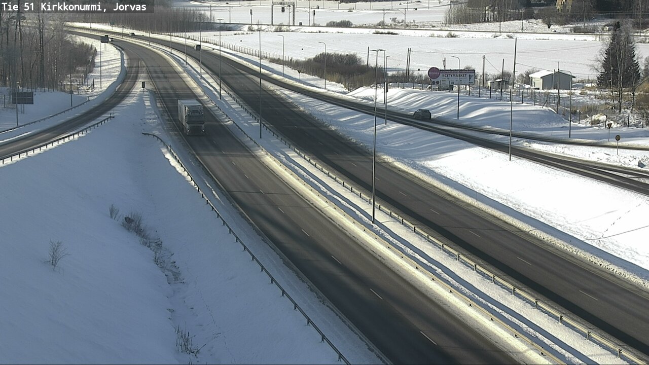 Weather Camera Image Väg 51 Kyrkslätt, Jorvas, Kirkkonummi, Uusimaa