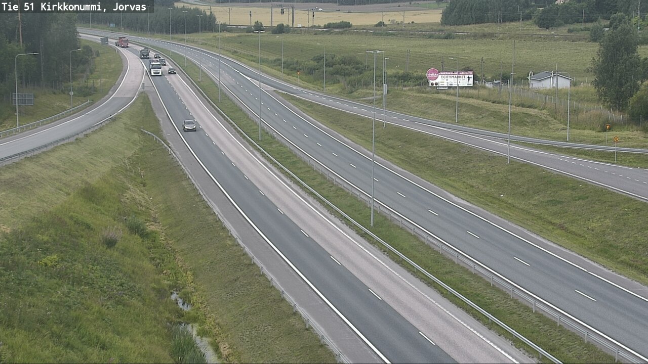 Weather Camera Image Road 51 Kirkkonummi, Jorvas, Kirkkonummi, Uusimaa