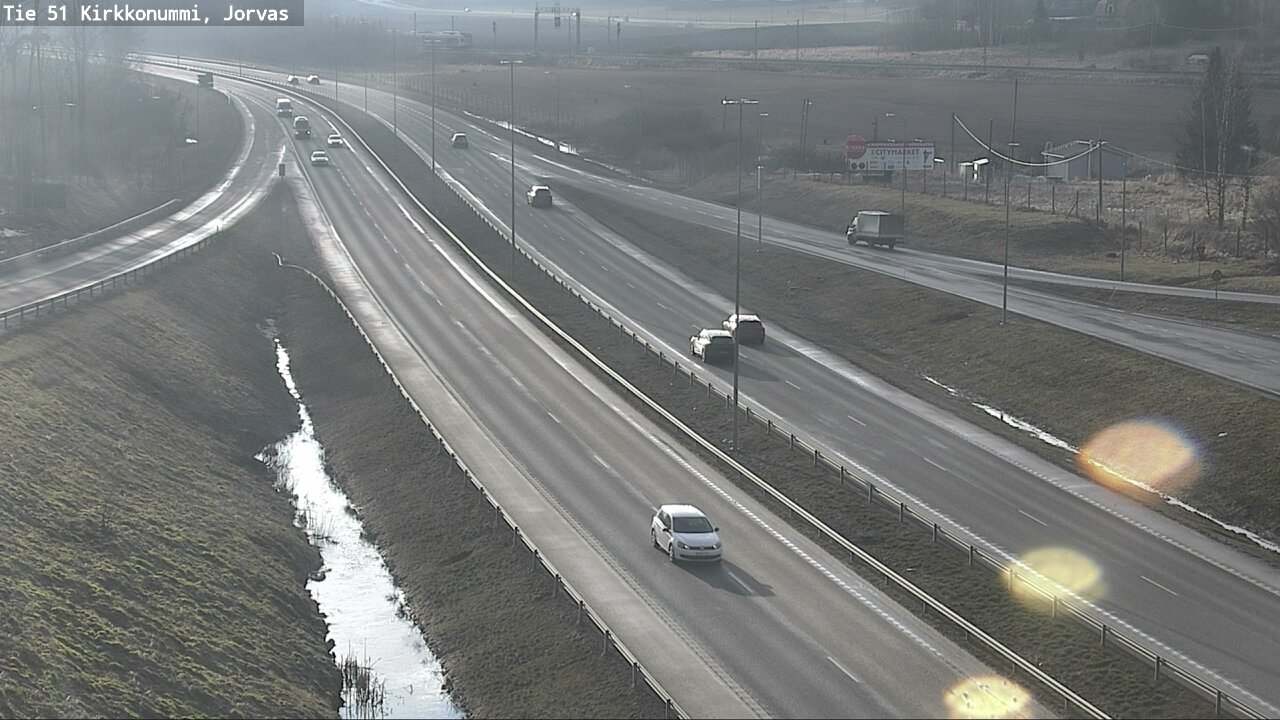 Weather Camera Image Road 51 Kirkkonummi, Jorvas, Kirkkonummi, Uusimaa