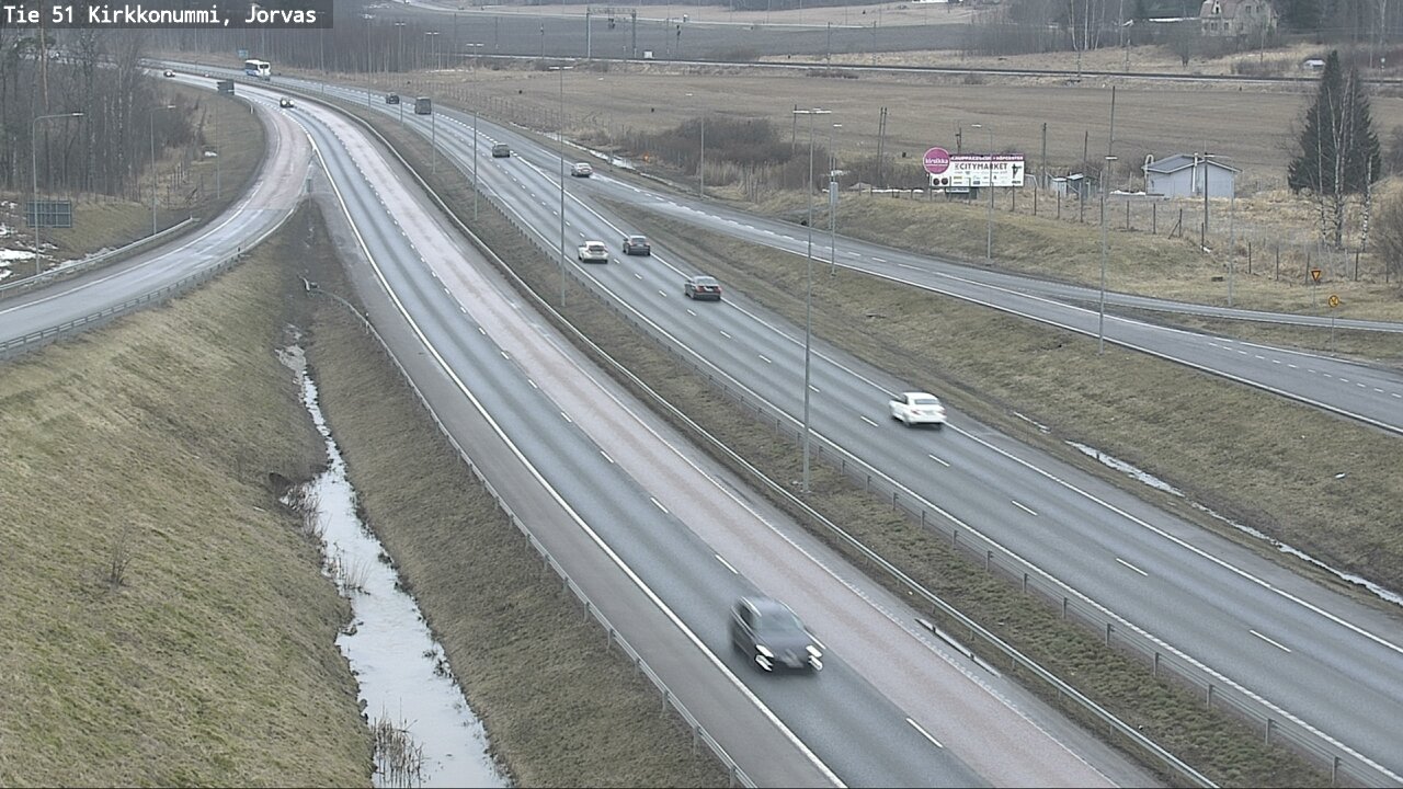 Kelikamerat Kuva Tie 51 Kirkkonummi, Jorvas, Kirkkonummi, Uusimaa