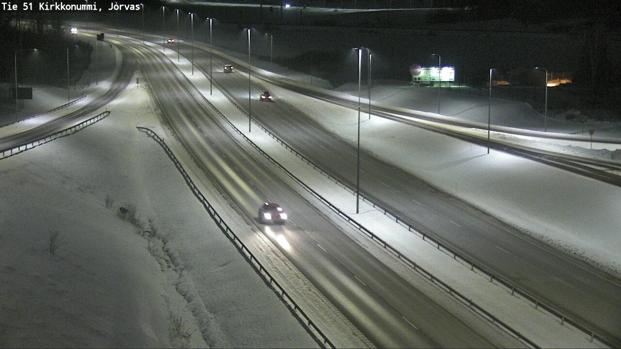 Weather Camera Image Road 51 Kirkkonummi, Jorvas, Kirkkonummi, Uusimaa