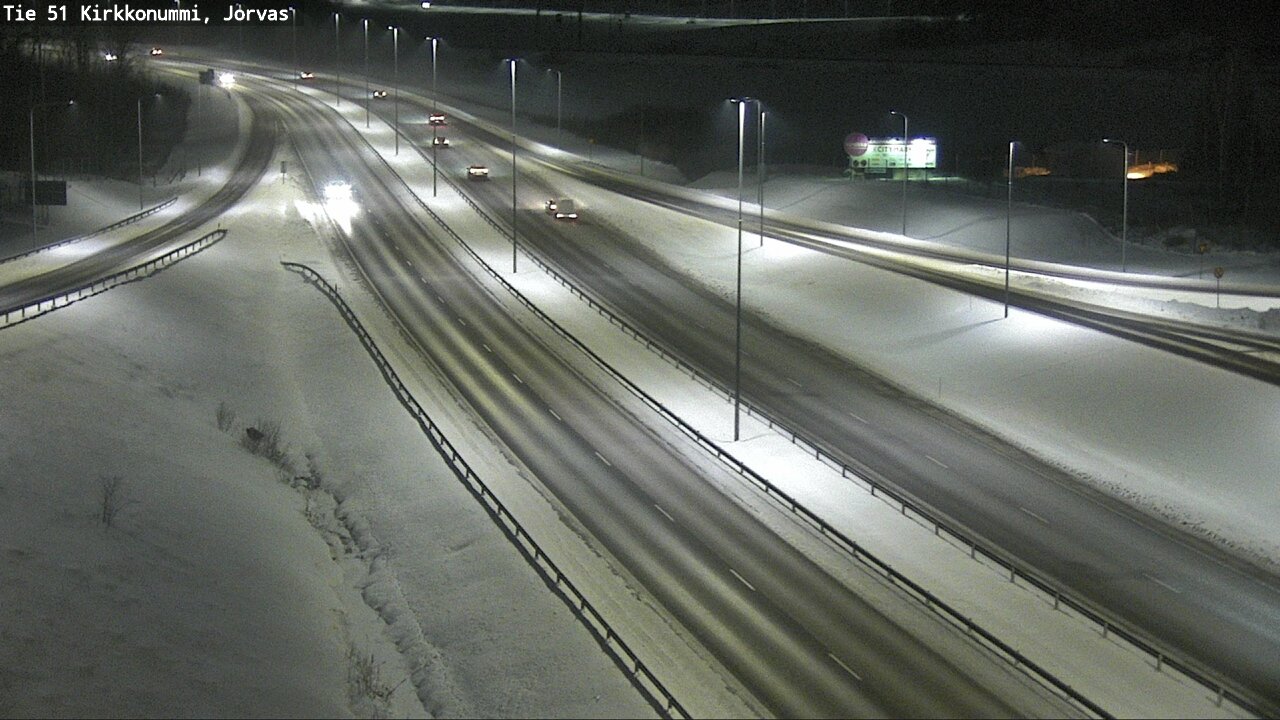 Weather Camera Image Väg 51 Kyrkslätt, Jorvas, Kirkkonummi, Uusimaa